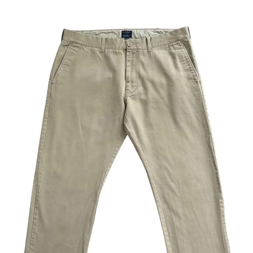 🔃J. Crew Men’s Tan The Driggs Straight Leg Pants